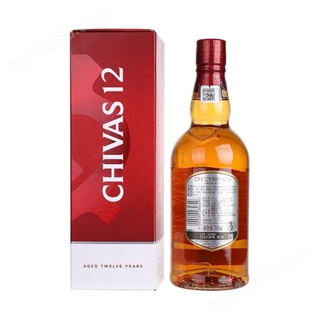 芝华士12年 Chivas Regal 苏格兰威士忌 700ml 英国进口洋酒重庆批发